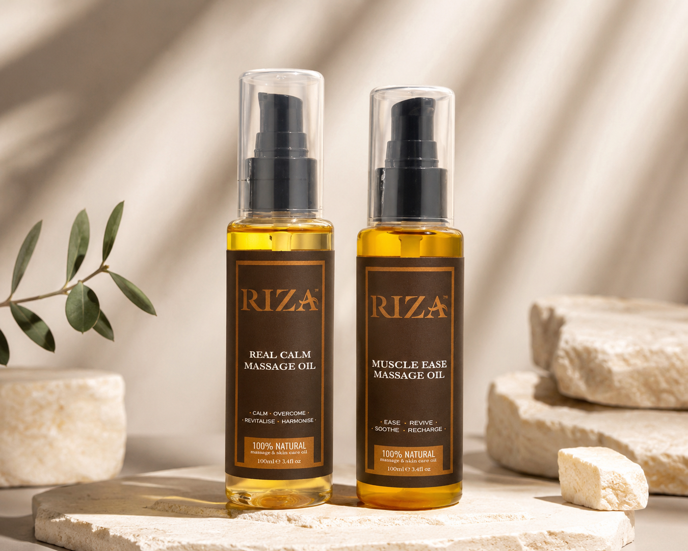 Riza Relax & Recover  Massage Oil Set